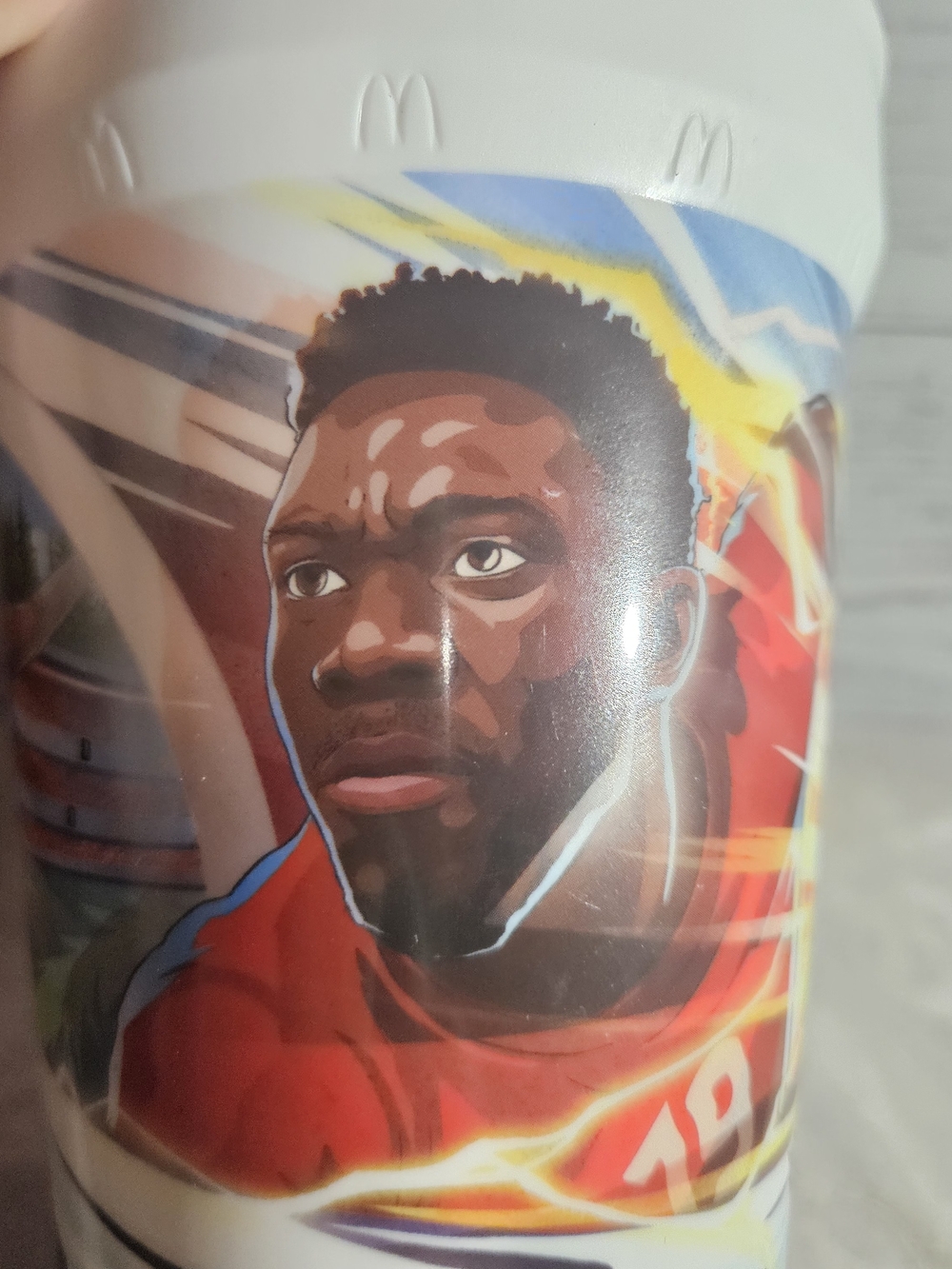 McDonald's FIFA World Cup Alfonso Davies Promotional Cup | Collectible Plastic C